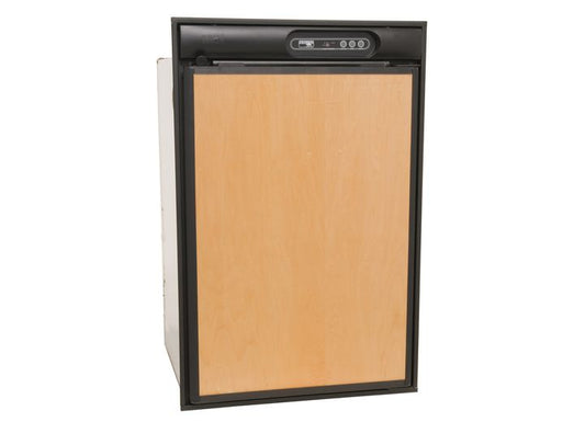 Norcold N412.3 3-Way Refrigerator - 4.5 cu. ft., Left Hand Swing, Black