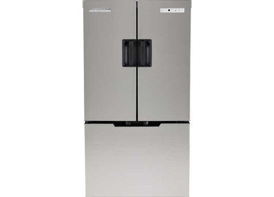 Norcold 15 CU FT 12V DC COMPRESSOR REFRIGERATOR, SS FRENCH DOORS W/BOTTOM DRAWER FREEZER
