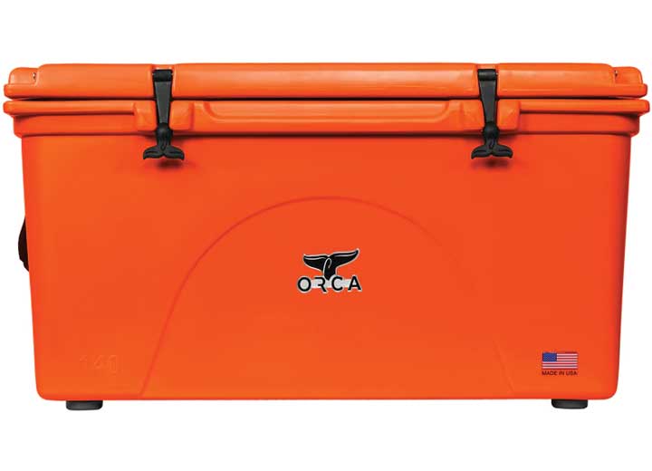 ORCA Coolers ORCA 140-Quart Hard Side Cooler – Blaze Orange