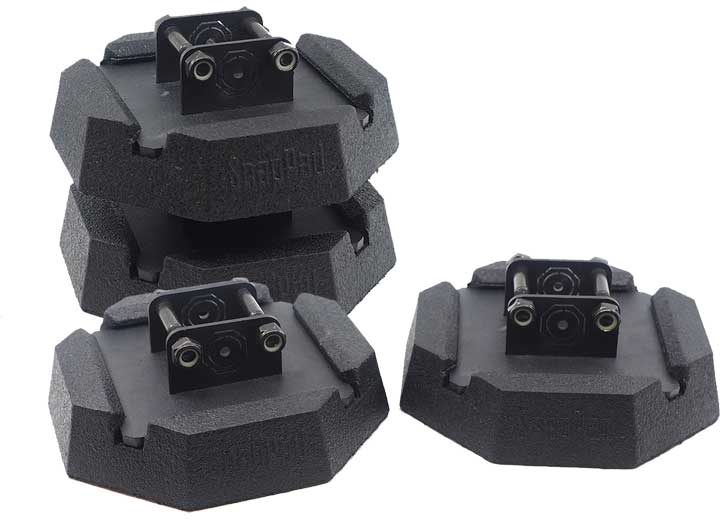 SnapPad SNAPJACK CONVERSION KIT FOR TRAVEL TRAILERS, 4 IN A KIT, INSTALLED HARDWARE INCLUDED