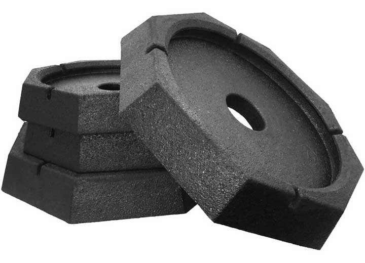 SnapPad PERMANENT JACK PAD FOR TWO 9IN & TWO 12IN LCI ROUND JACKS - 4 PACK