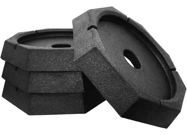SnapPad PERMANENT JACK PAD FOR 12IN LCI ROUND JACKS - 4 PACK