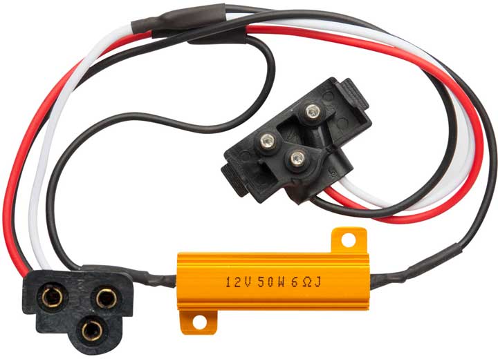 Optronics LED LOAD RESISTOR WITH LEAD AND FEMALE PL-3 PLUG