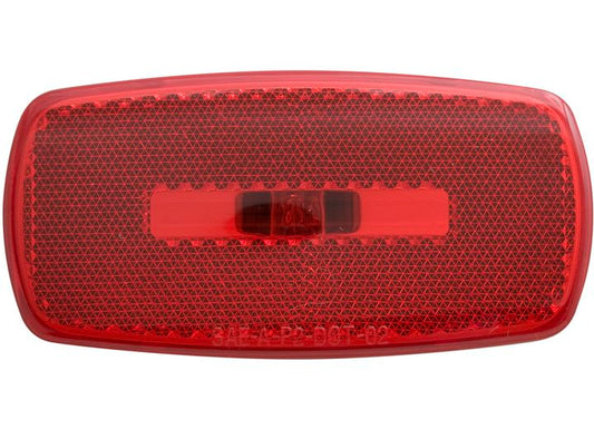 Optronics MARK LIGHT OVAL RV RED RETAIL