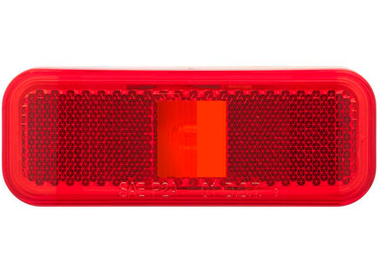 Optronics MARK LIGHT RECT 2WIRE RED RETAIL