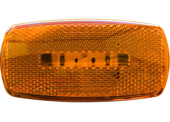 Optronics ONE LED MARK LIGHT OVL BLK BSE AMB RET