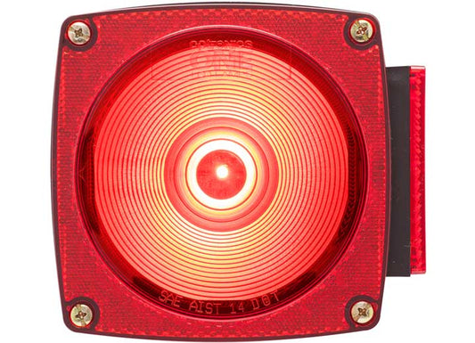Optronics LED TRADITIONAL STYLE STUD MOUNT STOP/TURN/TAIL LIGHT RED PASSENGER SIDE