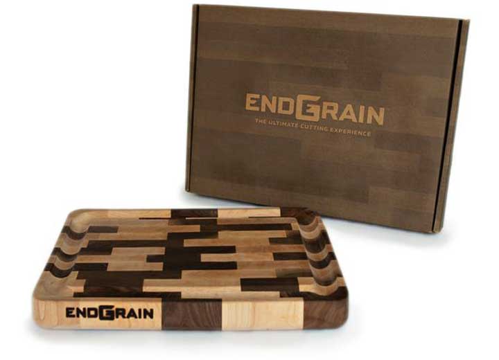 Pit Barrel Cooker End Grain Charcuterie Board - 16” x 12” x 1-3/4”