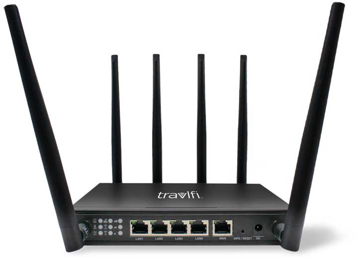 Pace TRAVLFI JOURNEY XTR MOBILE 4G LTE ROUTER & WI-FI EXTENDER W/VSIM TECHNOLOGY