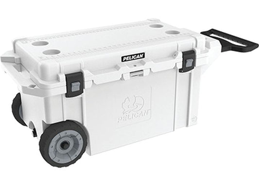 Pelican 80-Quart Elite Wheeled Cooler - White