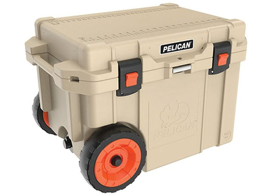 Pelican 45-Quart Elite Wheeled Cooler - Tan