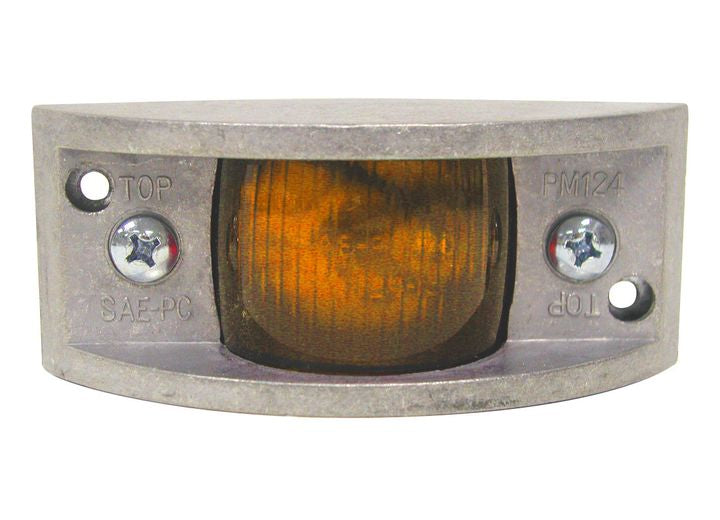 Peterson Manufacturing 124 - Amber Vanguard PC-Rated Clearance & Side Marker Light (Poly Pack)