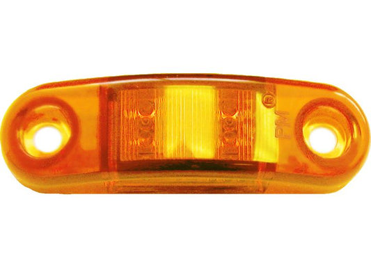 Peterson Manufacturing 1268 LED ECE Compliant Side Marker/Outline Light - Amber, 2M Leads
