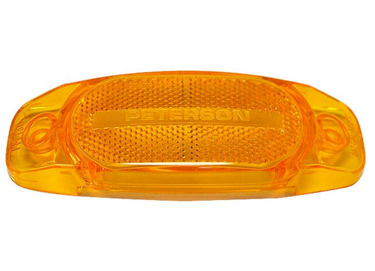 Peterson Manufacturing Replacement Amber Lens in Poly Bag for 130A/R