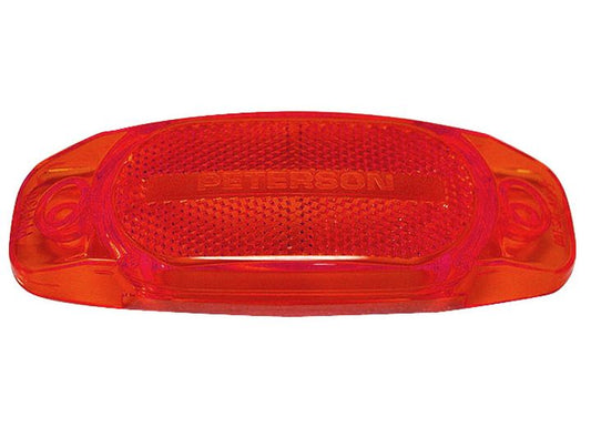 Peterson Manufacturing Replacement Red Lens in Poly Bag for 130A/R