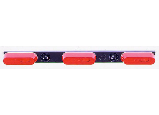 Peterson Manufacturing 136-3 - Red Thin-Line Light Bar (Poly Pack)