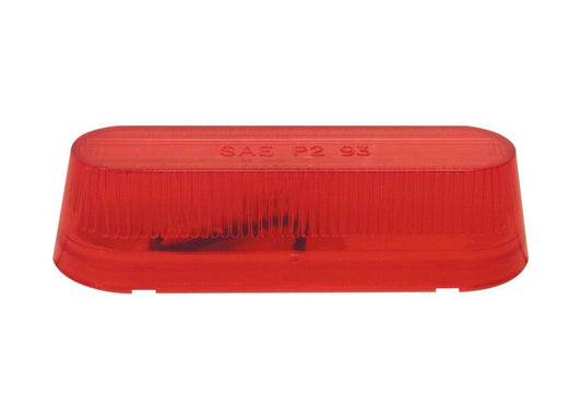 Peterson Manufacturing 136 - Red Thin-Line Clearance/Side Marker Light (Poly Pack)