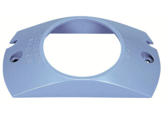 Peterson Manufacturing 142 Surface Mount Bracket for 2/5"RoundClearance/MarkerLights, Gray (PolyPack)