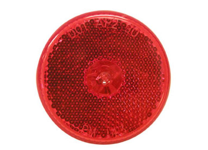 Peterson Manufacturing 143 - Red 2.5" Clearance/Side Marker Light w/Reflex (Poly Pack)