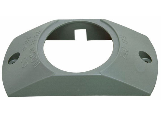 Peterson Manufacturing 146 Gray Surface Mount Bracket for 2" Round Clearance/Marker Lights (PolyPack)