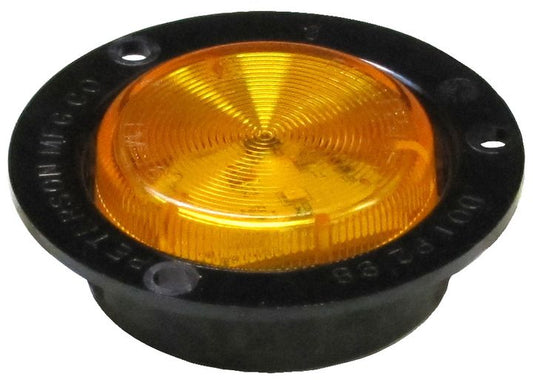 Peterson Manufacturing 163 LED - Amber FlangeMount 2.5" PC-Rated Clearance/SideMarkerLight (PolyPack)