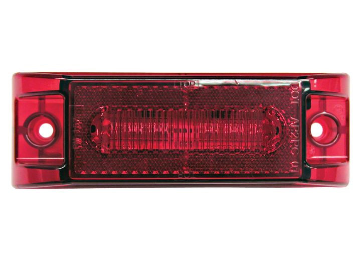 Peterson Manufacturing 187 LED - Red Clearance/Side Marker Light with Reflex (Poly Pack)
