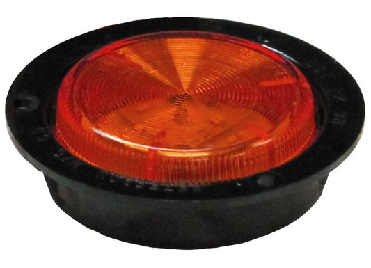 Peterson Manufacturing 192 LED - Red Flange Mount 2.5" Clearance/Side Marker Light (Poly Pack)