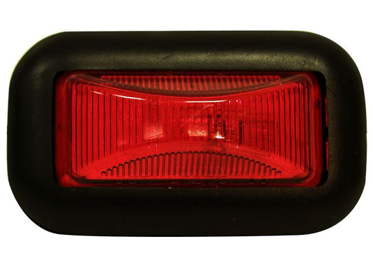 Peterson Manufacturing 150 Kit - Red PC-Rated Clearance/Side Marker Light w/ Grommet & Plug