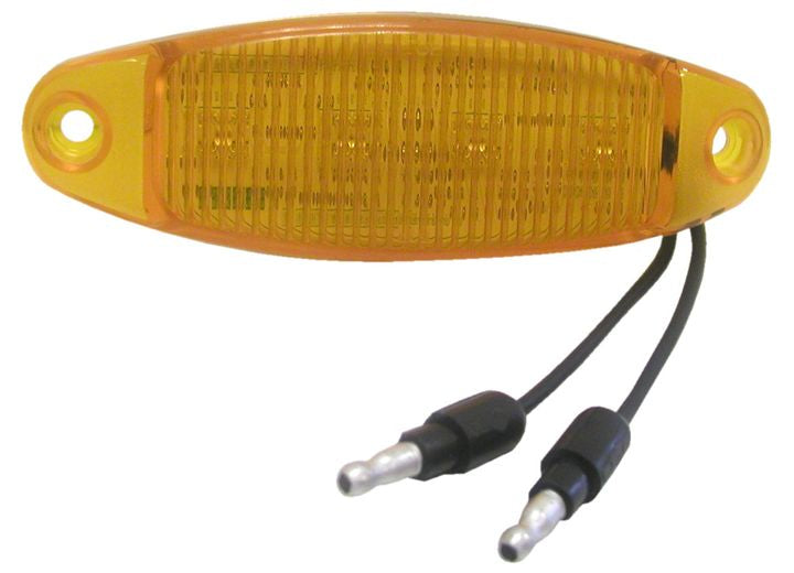 Peterson Manufacturing 4354 LED - Amber Clearance/Side Marker Light w/Two .180 Bullet Terminals