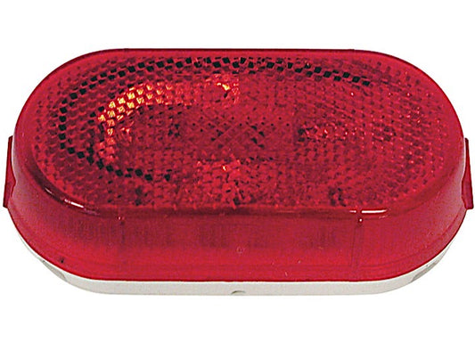 Peterson Manufacturing 106 - Red Combination 2-Bulb Light with Reflex