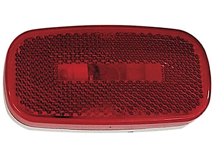 Peterson Manufacturing 108 - Red Combination 1-Bulb Light w/Reflex