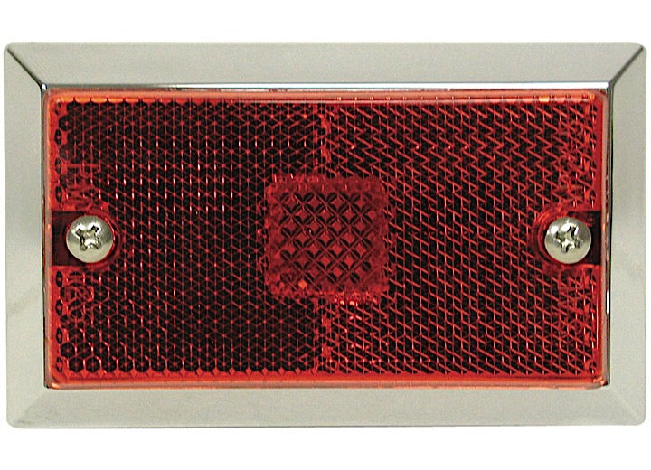 Peterson Manufacturing 125 - Red Clearance/Side Marker Light w/Reflex