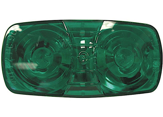 Peterson Manufacturing 138 - Green PC-Rated Clearance & Side Marker Light