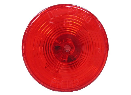 Peterson Manufacturing 2.5IN ROUND RED PC-RATED CLEARANCE AND SIDE MARKER LIGHT