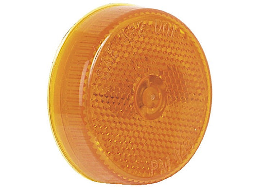 Peterson Manufacturing 143 - Amber 2.5" Clearance/Side Marker Light w/Reflex