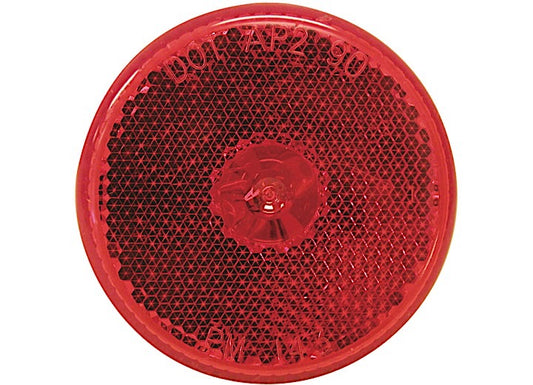 Peterson Manufacturing 143 - Red 2.5" Clearance/Side Marker Light w/Reflex