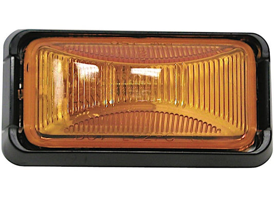 Peterson Manufacturing 152BlackKit - AmberPCRatedClearance/SideMarkerLight w/LeadWire&MountingBracket