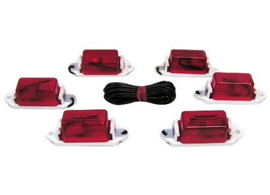 Peterson Manufacturing RUNNING LIGHT KIT RED