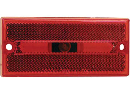 Peterson Manufacturing 132 - Red Clearance/Side Marker Light w/Reflex (VizPack)