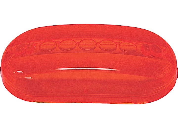 Peterson Manufacturing REPL LENS OBLONG 2BULB RED
