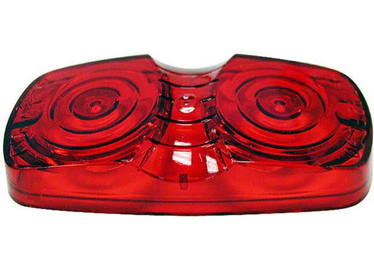 Peterson Manufacturing Replacement Red Lens in Viz Pack for 38A/R, 138A/B/C/G/R, 139A/R