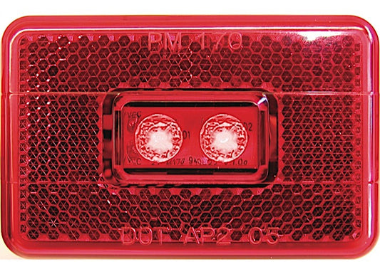 Peterson Manufacturing 170 LED - Red Clearance/Side Marker Light with Reflex (VizPack)
