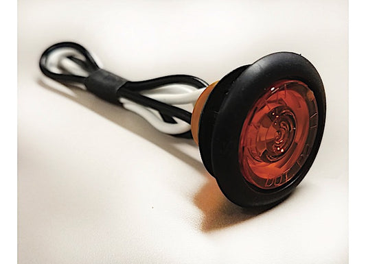 Peterson Manufacturing 171 LED Kit - Amber 3/4" Clearance/Side Marker Light w/Grommet (VizPack)