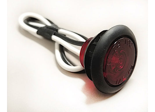 Peterson Manufacturing 171 LED Kit - Red 3/4" Clearance/Side Marker Light w/Grommet (VizPack)