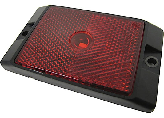Peterson Manufacturing 215 Single Diode LED - Red Clearance/Side Marker Light w/Reflex (VizPack)
