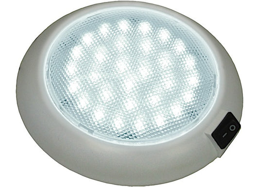 Peterson Manufacturing 379 Great White LED Dome/Interior Light w/Switch - White (VizPack)