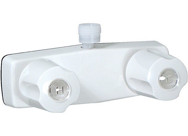 Valterra Products LLC SHOWER VALVE W/ VAC BRKR, 4IN, 2 KNOB, PLASTIC, WHITE