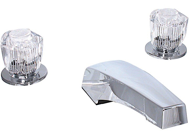 Valterra Products LLC GARDEN TUB FAUCET, 8IN, 2 KNOB, BRASS, CHROME