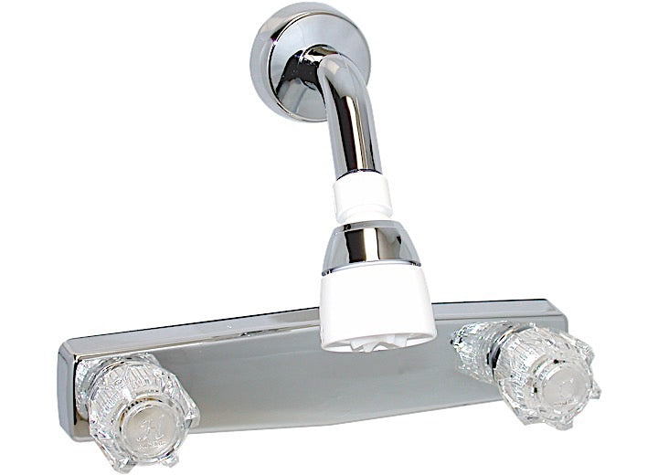 Valterra Products LLC SHOWER VALVE, SHOWER HEAD KIT, 8IN, 2 KNOB, PLASTIC, CHROME
