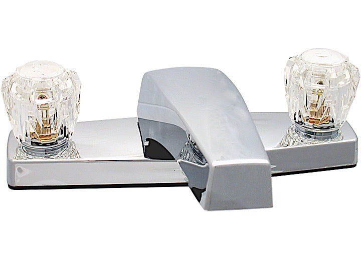 Valterra Products LLC GARDEN TUB FAUCET, 8IN, 2 KNOB, PLASTIC/BRASS, CHROME